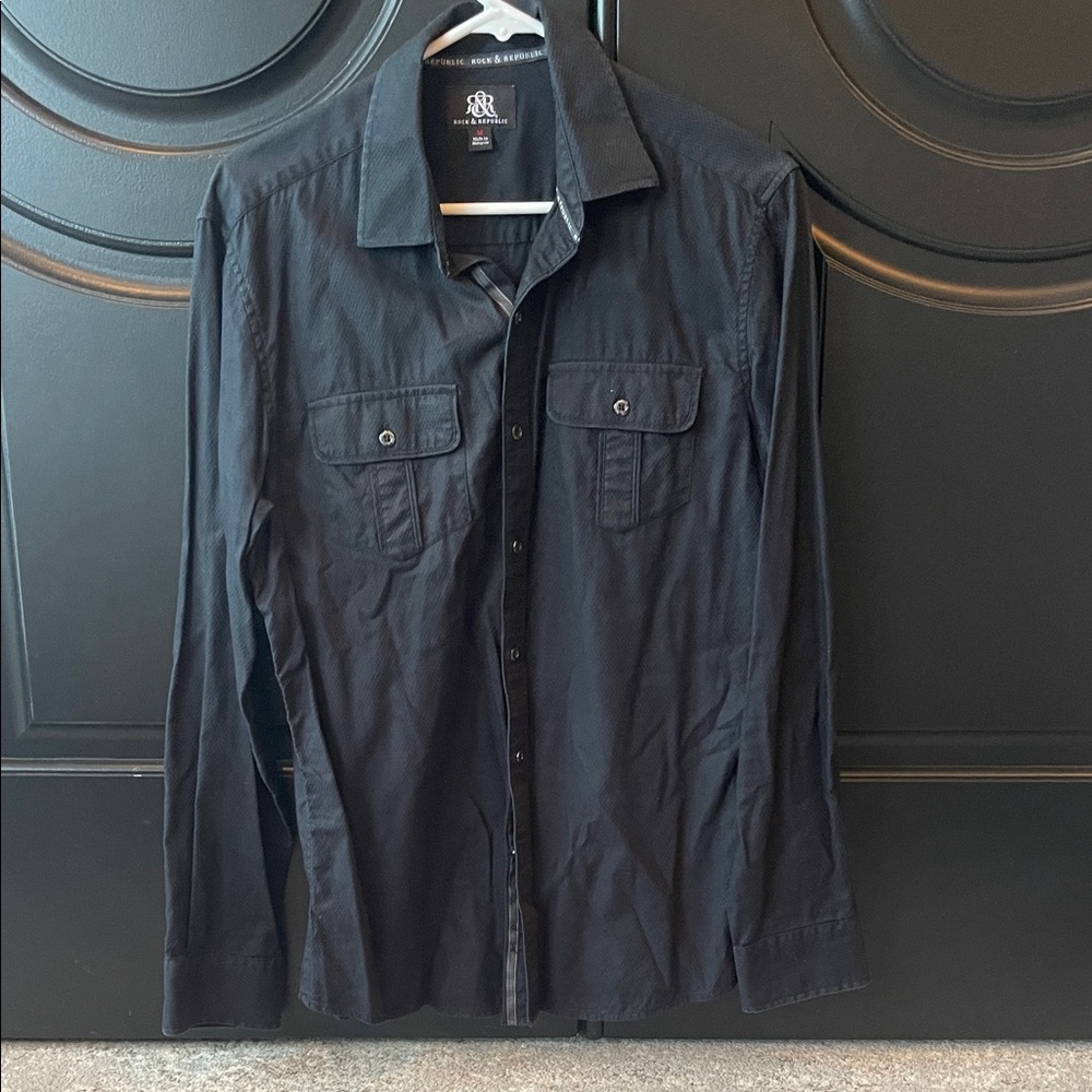 Rock & Republic Black Men's Shirt